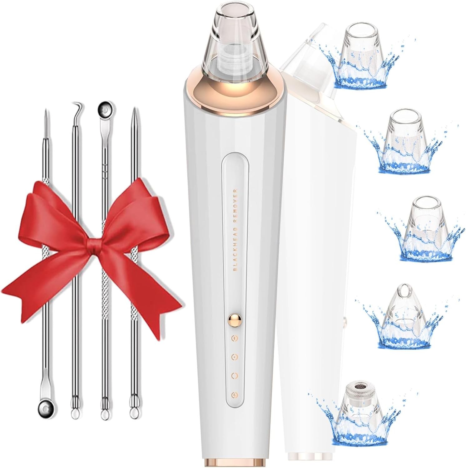 Blackhead Remover Pore Vacuum, Upgraded USB Rechargeable Facial Pore Cleaner …