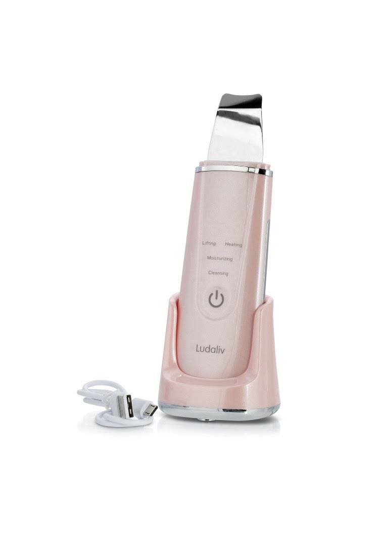 Skin Scrubber Face Spatula Facial Massager Blackhead Pore Cleaner Rechargeable