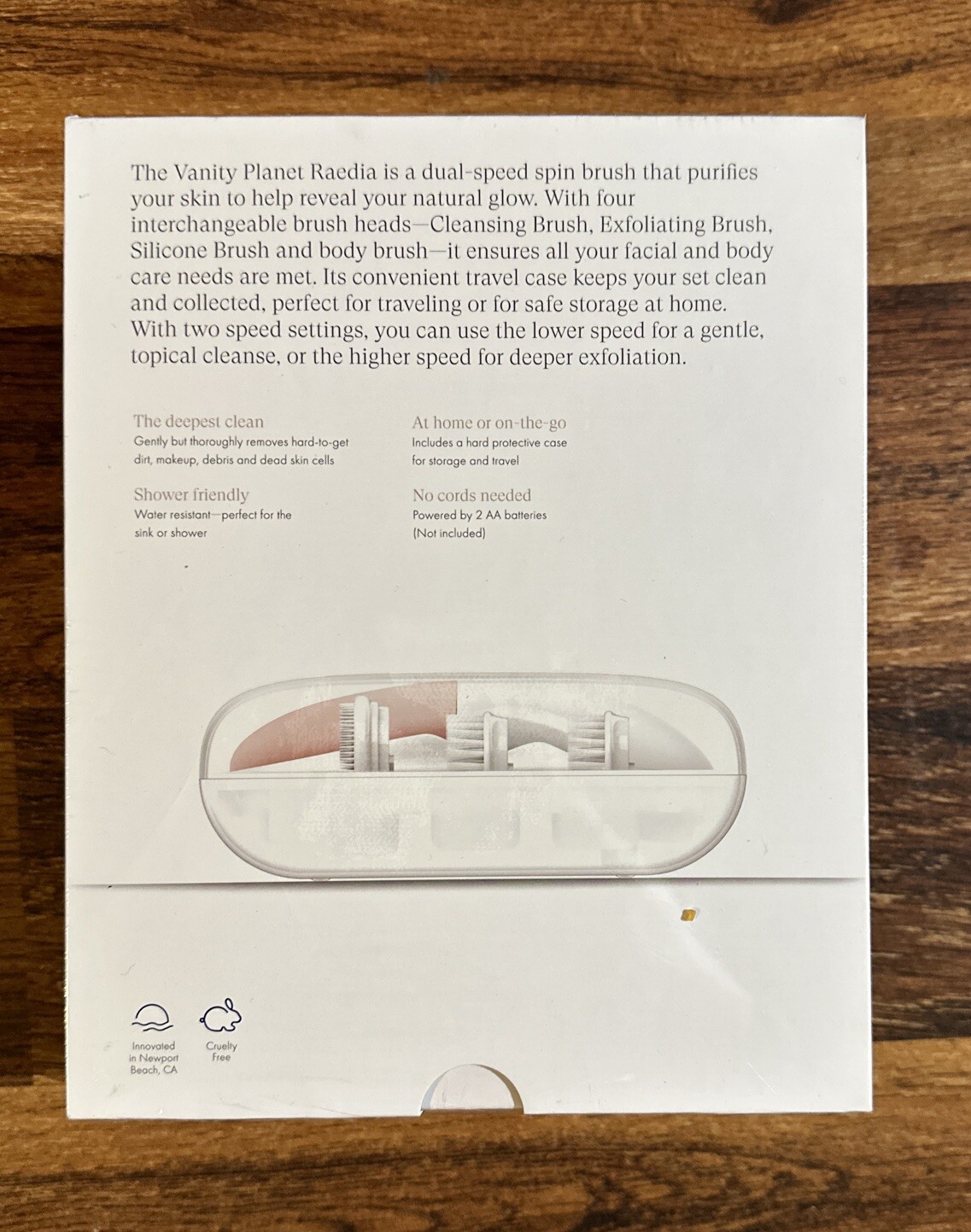 Vanity Planet Raedia Face & Body Cleansing System SEALED