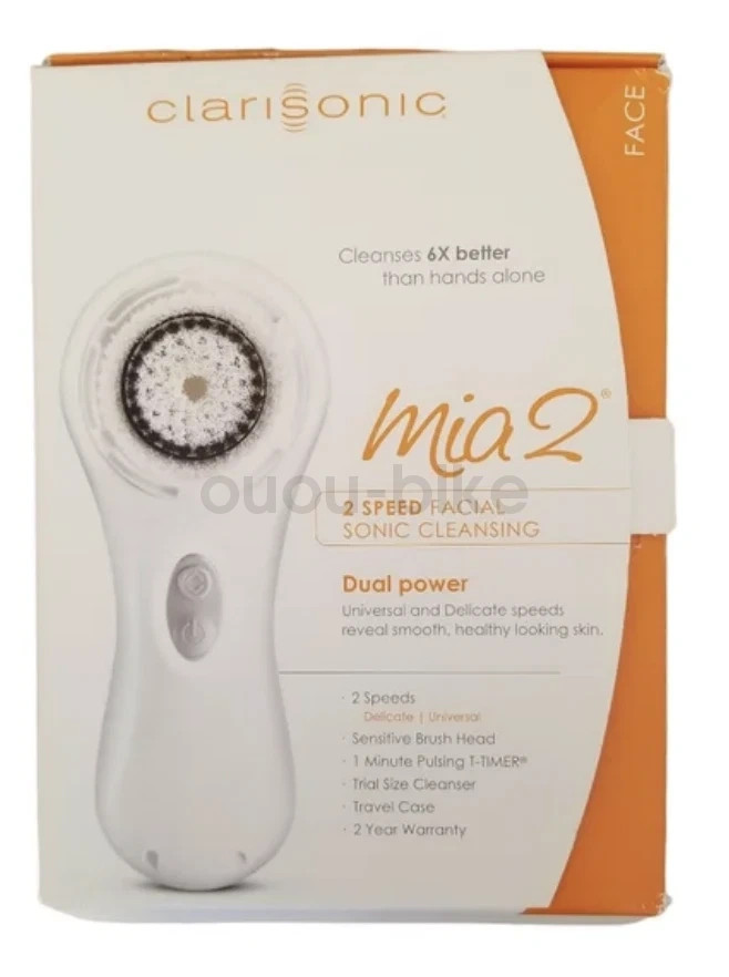 Clarisonic Mia 2 Sonic Facial Cleansing System Deep Pore Exfoliating Brush Set