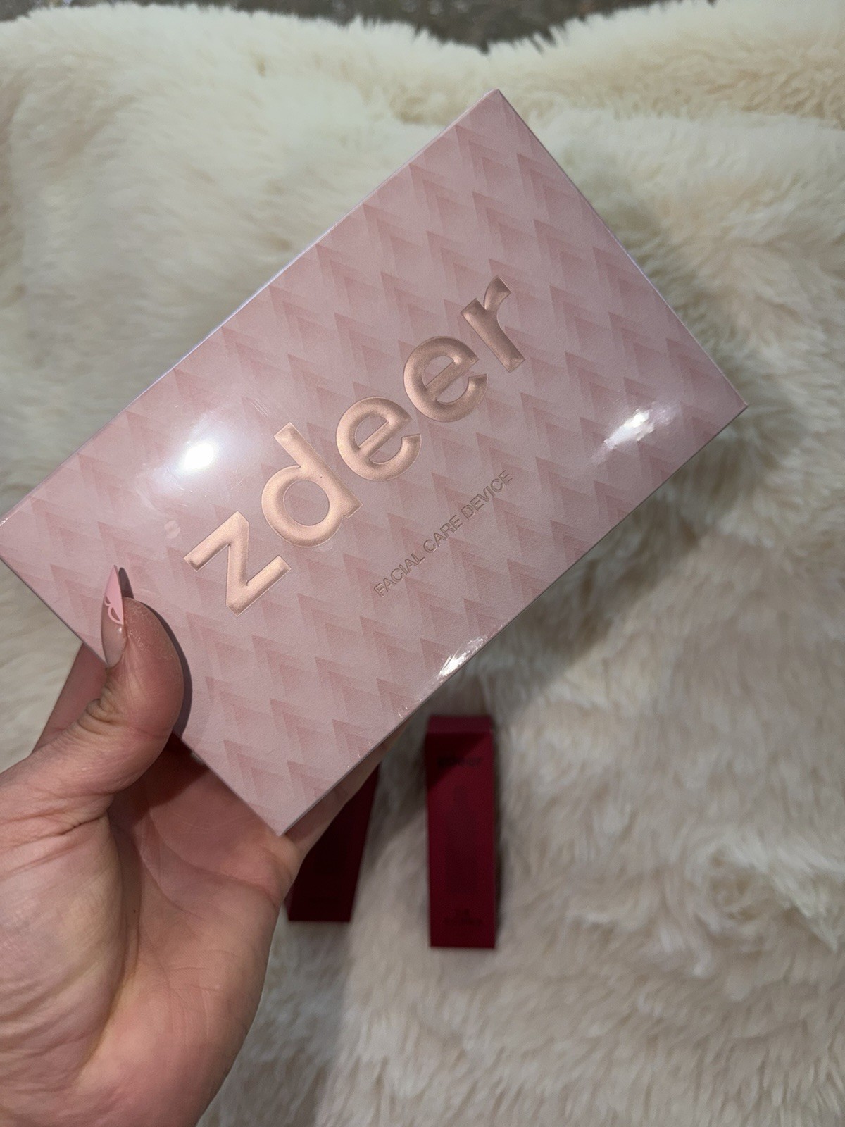 zdeer Facial Care Device Set Pink Facial Skin Treatment Tool