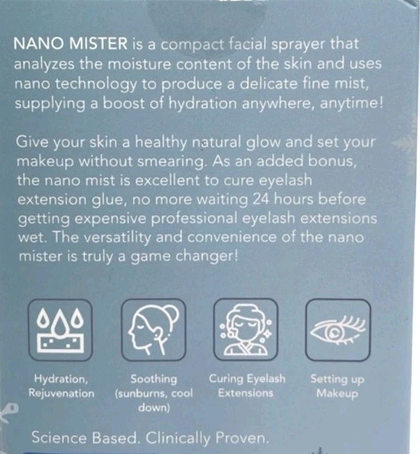 SPA SCIENCES Nano Sprayer Hydrate Mist Machine Skin Analyzer NWOT
