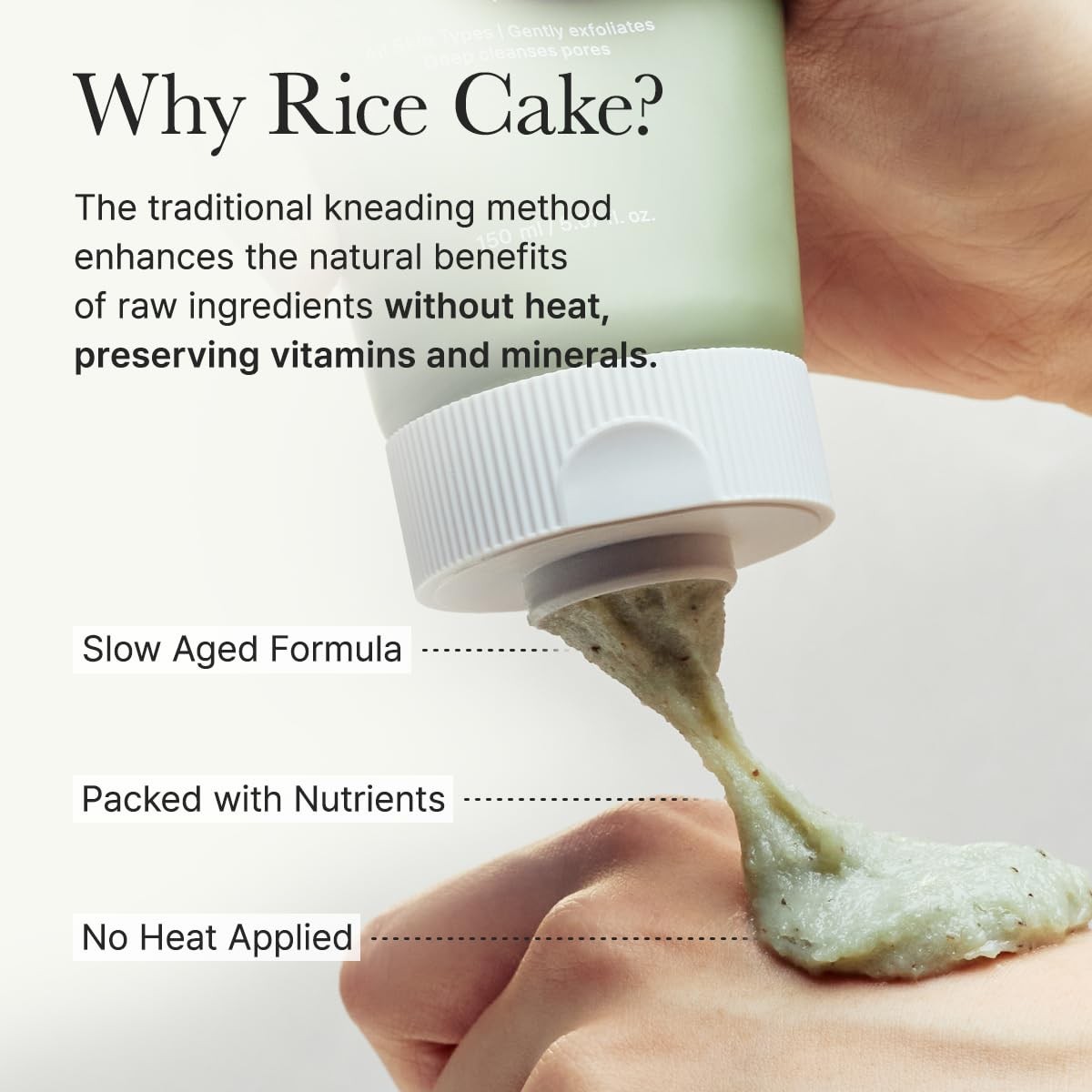 ARENCIA Salicylic Acid, Green Tea + LHA Deep Pore Rice Cake Cleanser – Deep…