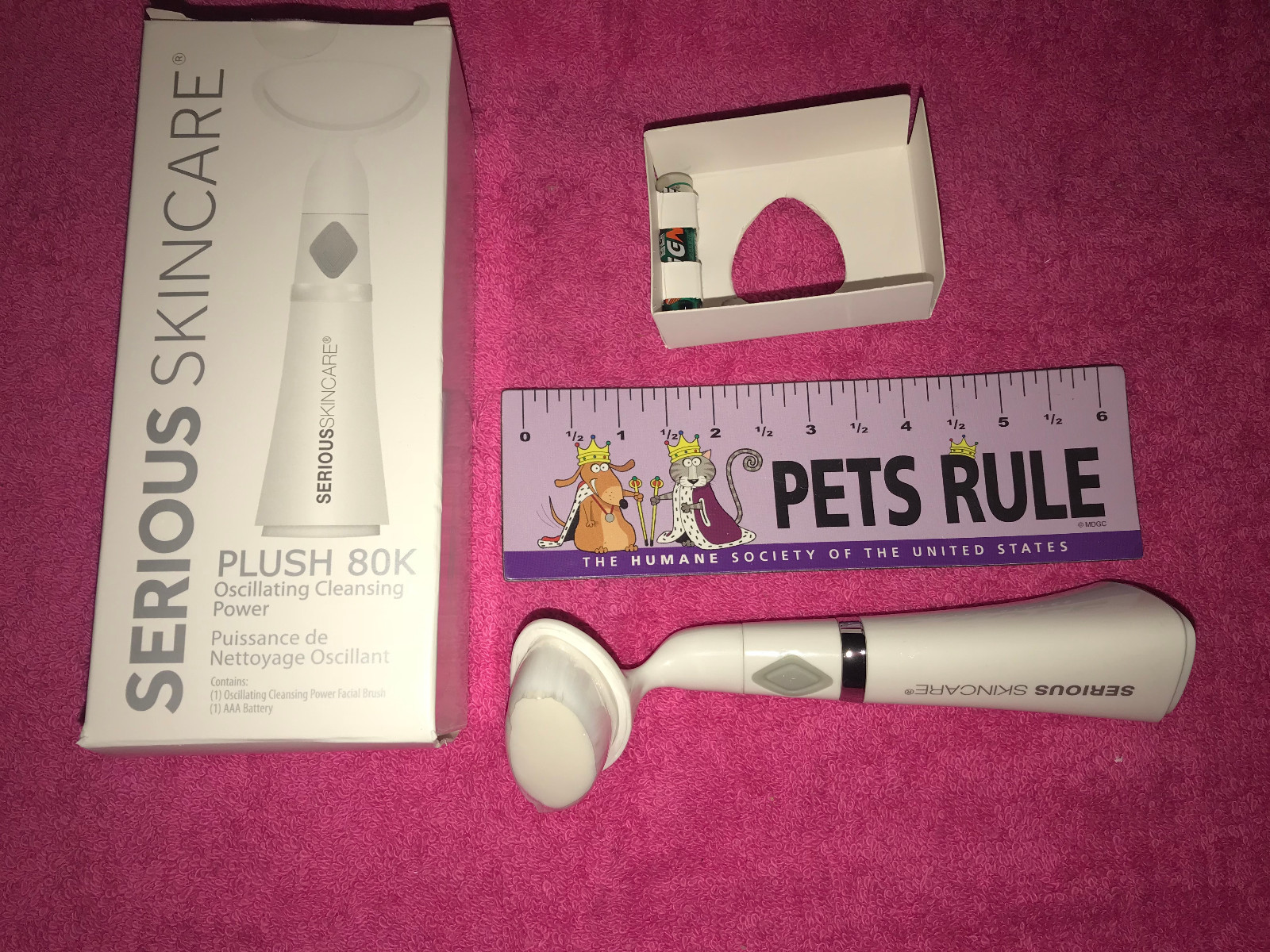 SERIOUS SKINCARE PLUSH 80K OSCILLATING FACIAL BRUSH