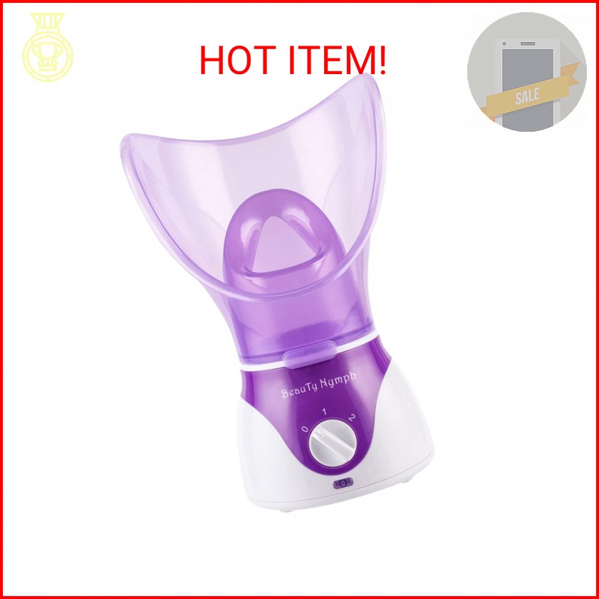 Face Steamer,Beauty Nymph Spa Home Facial Steamer Sauna Pores and Extract Blackh