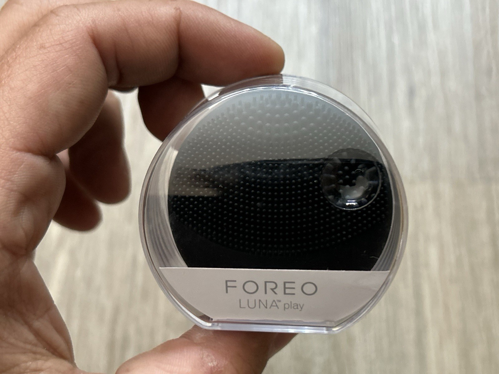 Foreo Luna Play Portable Sonic Brush Device Facial Cleansing Tool Midnight