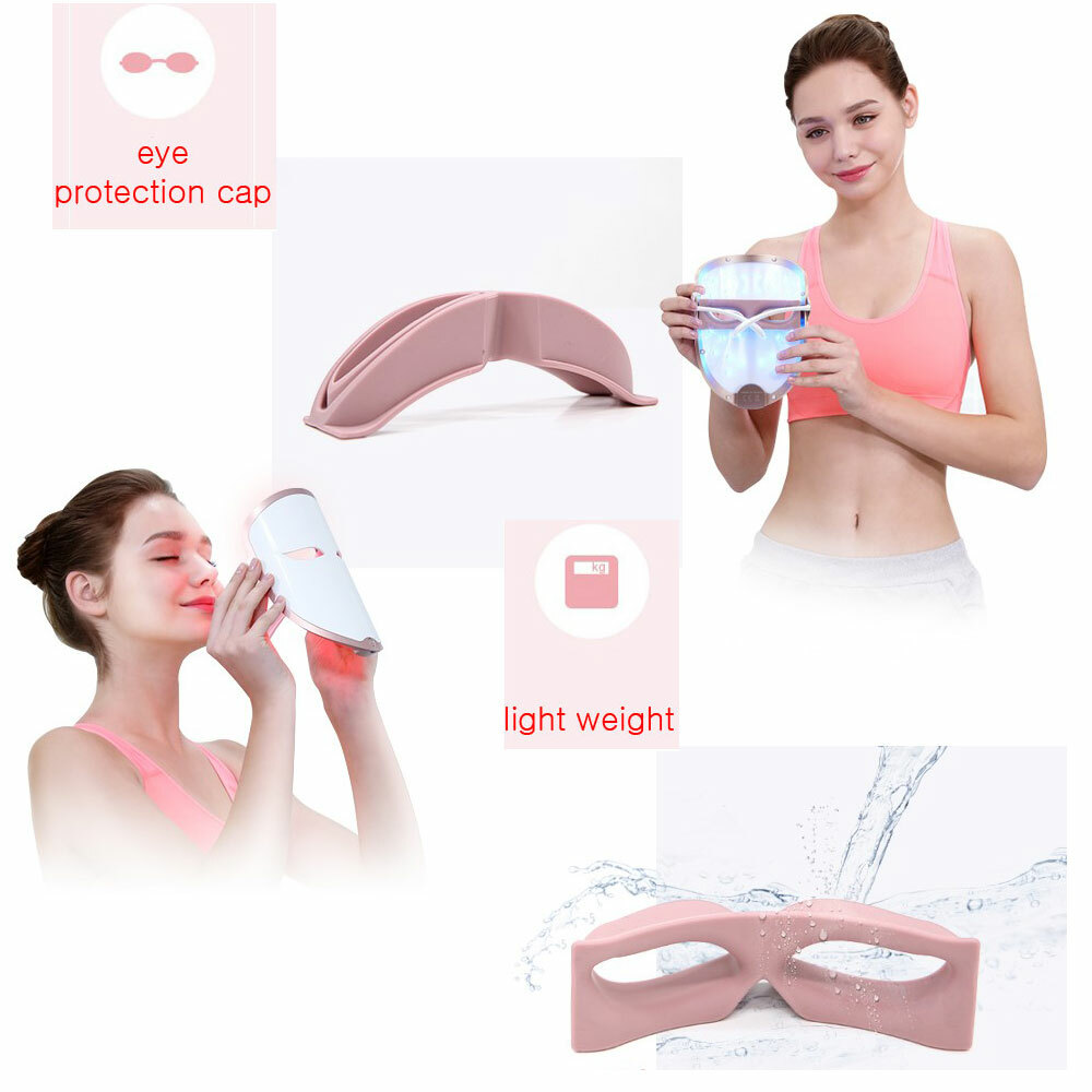 [ZESPA] LOABELL LED mask Wireless LED Mask 5 LED Lights,28 LED Visible Ray 628nm