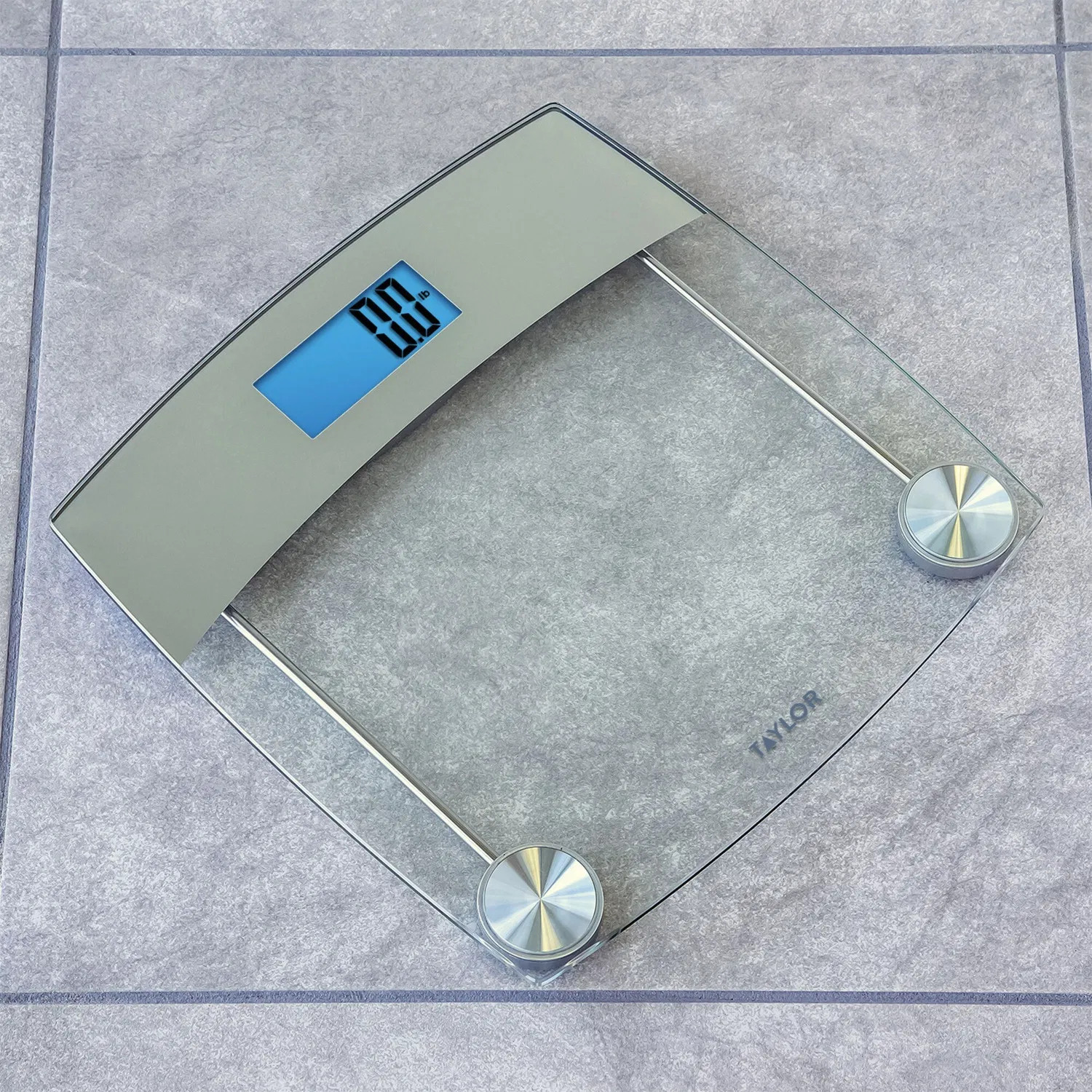 Taylor Precision Products 75244192 Digital Glass Bathroom Scale with Stainless S