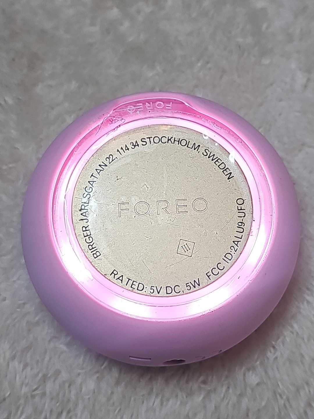FOREO UFO Pearl Pink LED Thermo Activated Smart Mask Treatment Device