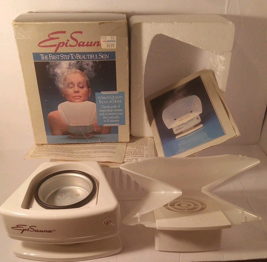 Vintage 1988 EpiSauna Salon Facial Steamer #711 At Home Skin Care Open Box