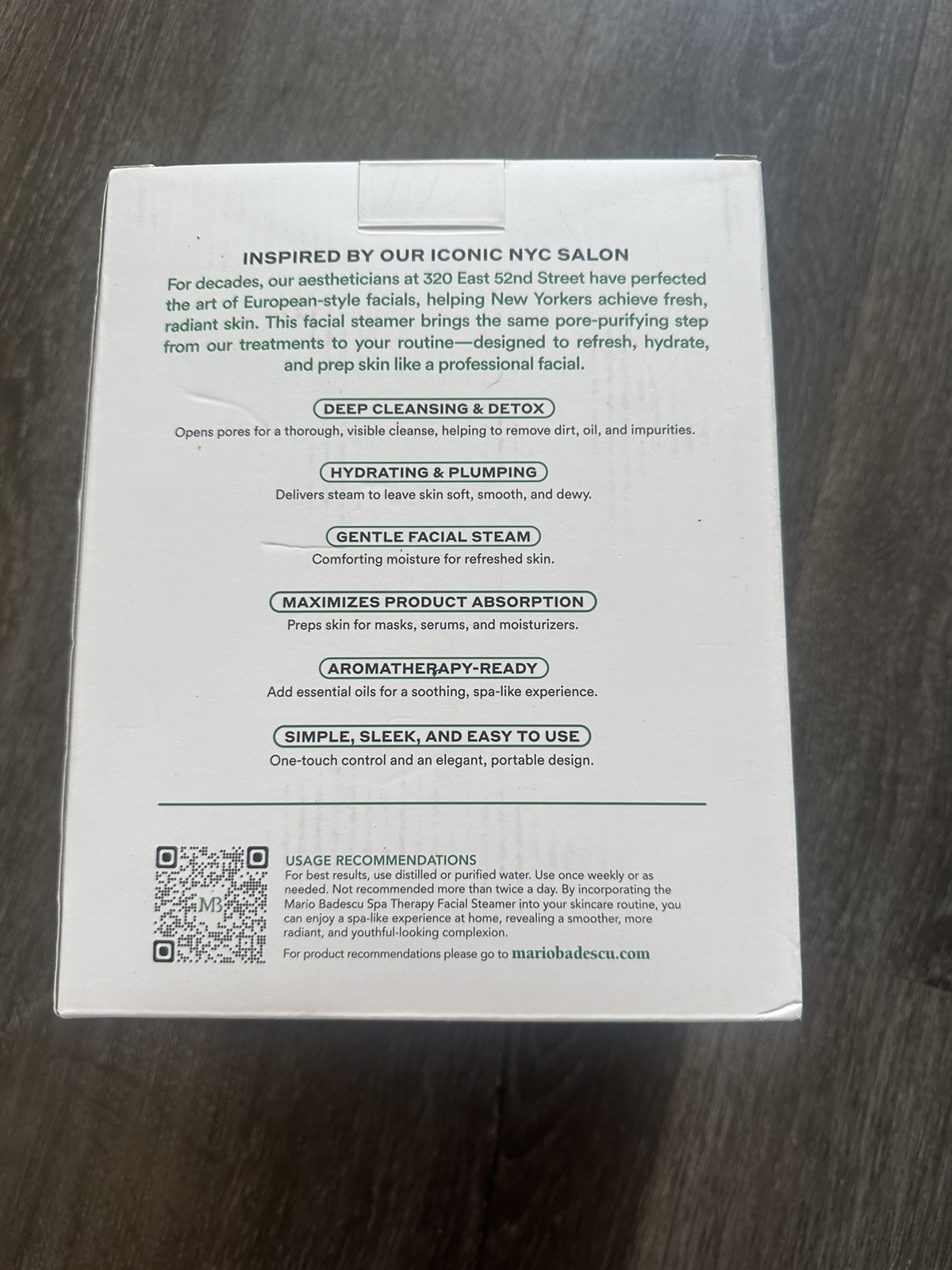 Facial Steamer Mario Badescu Spa Brand New Free Shipping