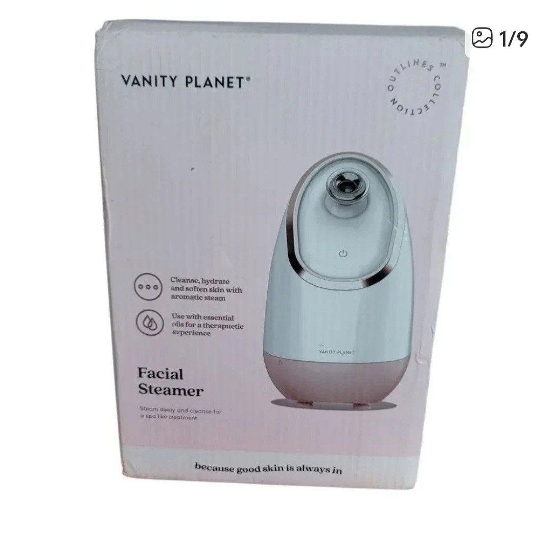 Vanity Planet Aira Ionic Facial Steamer Cleanses and Moisturizes – new in box