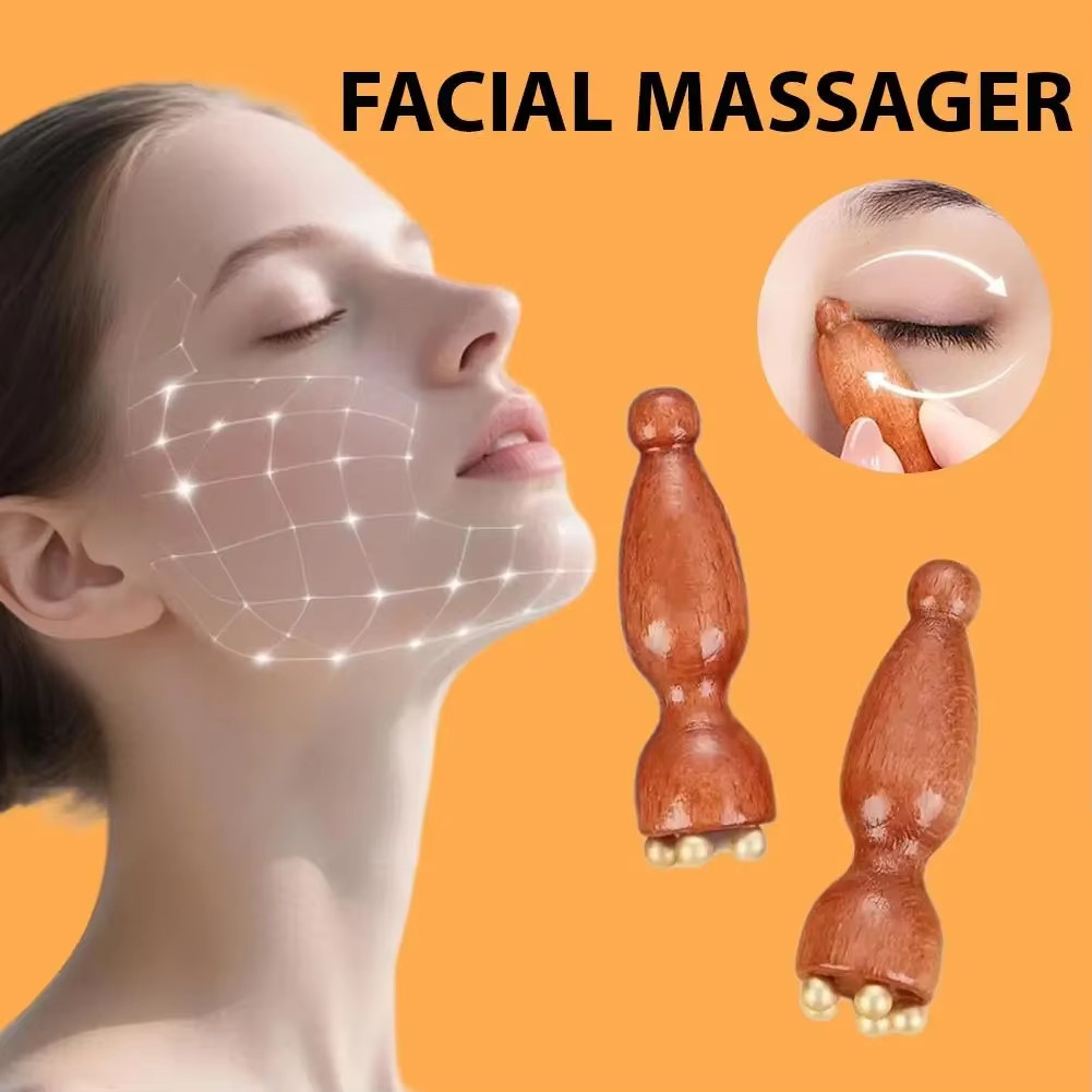 Contour Facial Brush Eye Massage Stick Acupressure Tool