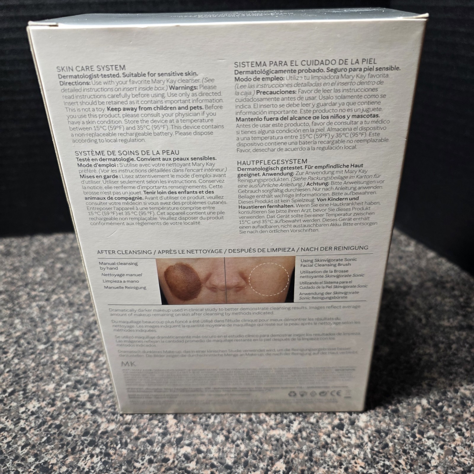 Mary Kay Skinvigorate Sonic Facial Cleansing Brush Rechargeable Skin Care System