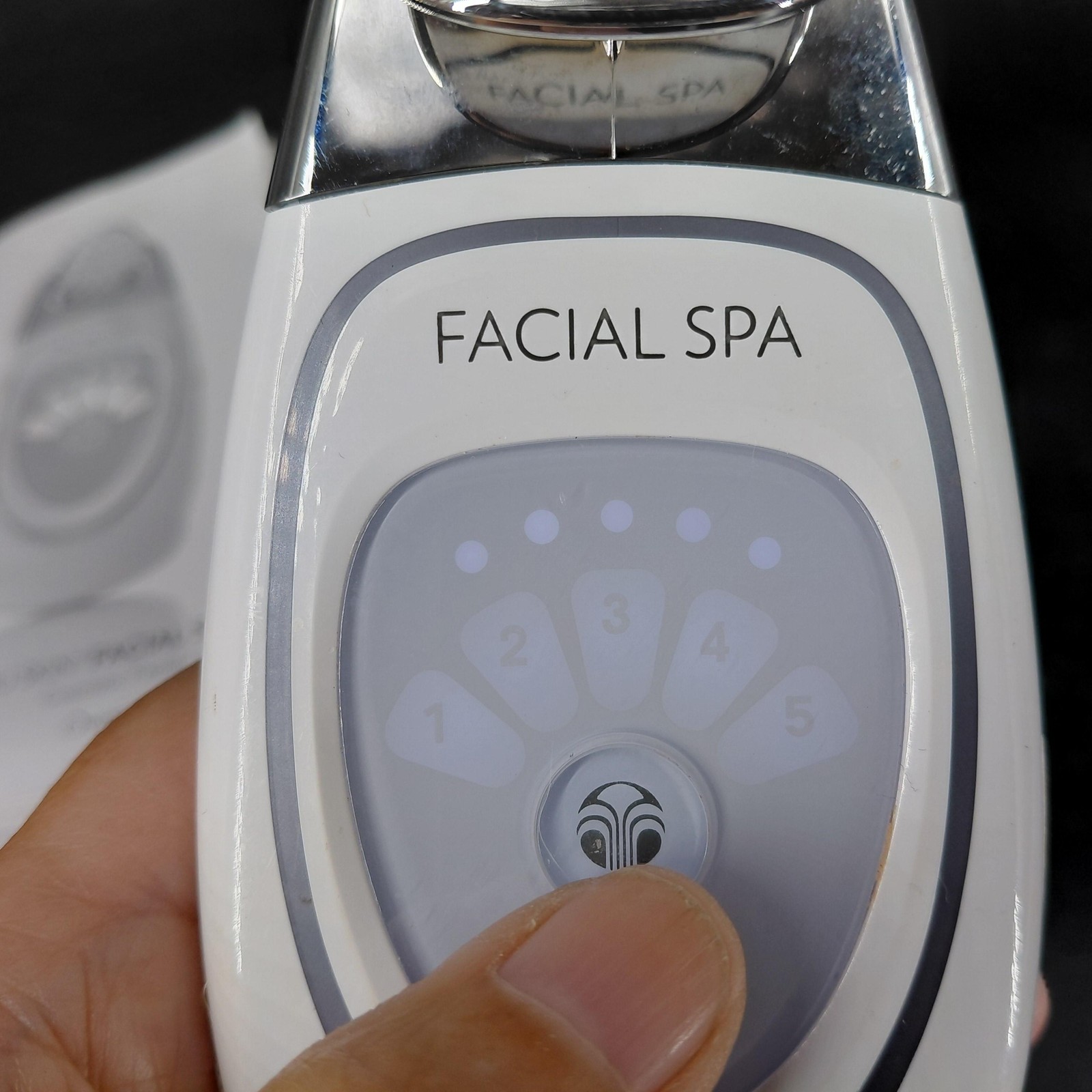 Nu Skin Facial Spa Cosmetic Facial Toner Smoothing White Device Two Heads WORKS