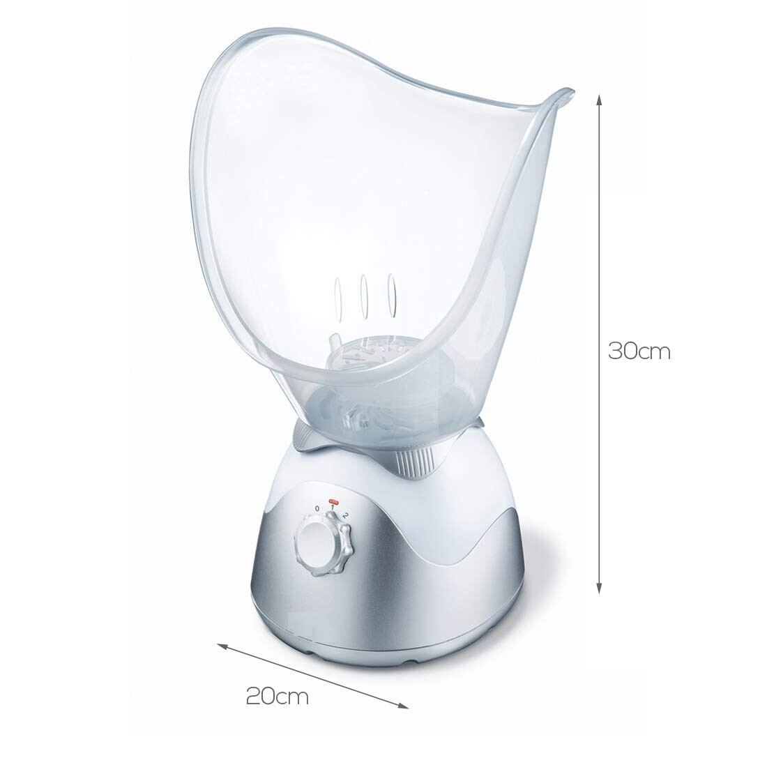 Facial Sauna for face care with Measuring cup, Steplessly variable (Multicolor)