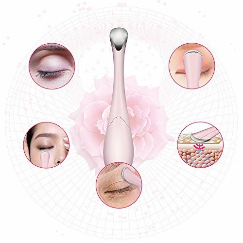 LUXE Ionic Eye Massager Heated Facial Massage Wand Dark Circle Remover RELAXING