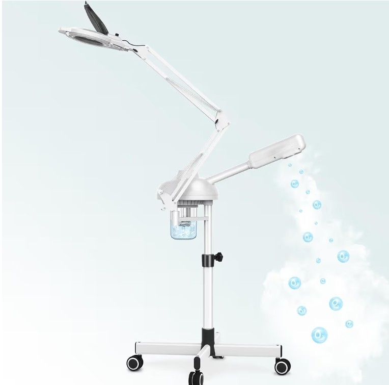 TASALON 2-in-1 Professional Facial Steamer with 5X Magnifying Lamp, Esthetician