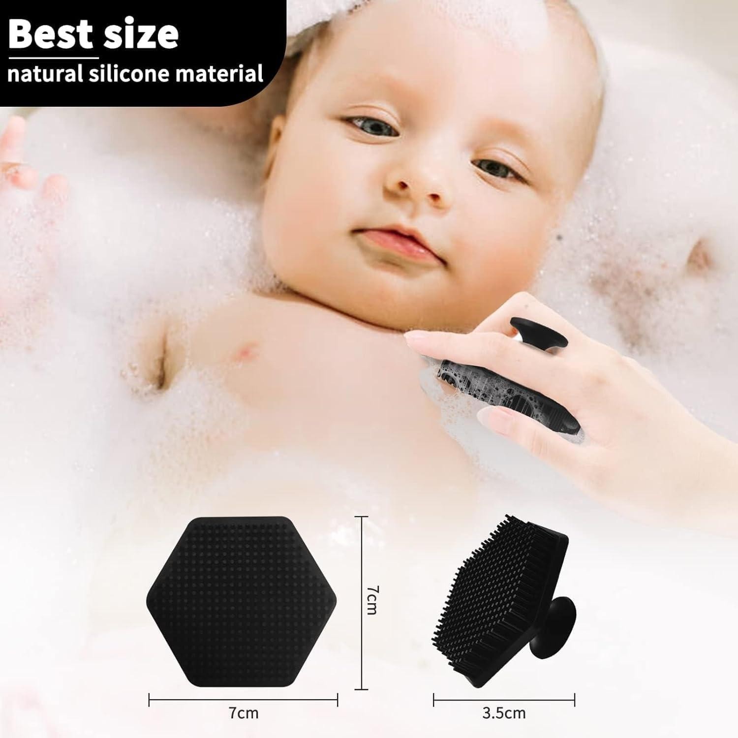 Mini Silicone Face Cleaning Brush Deep Clean Shave Massage Tool for Men