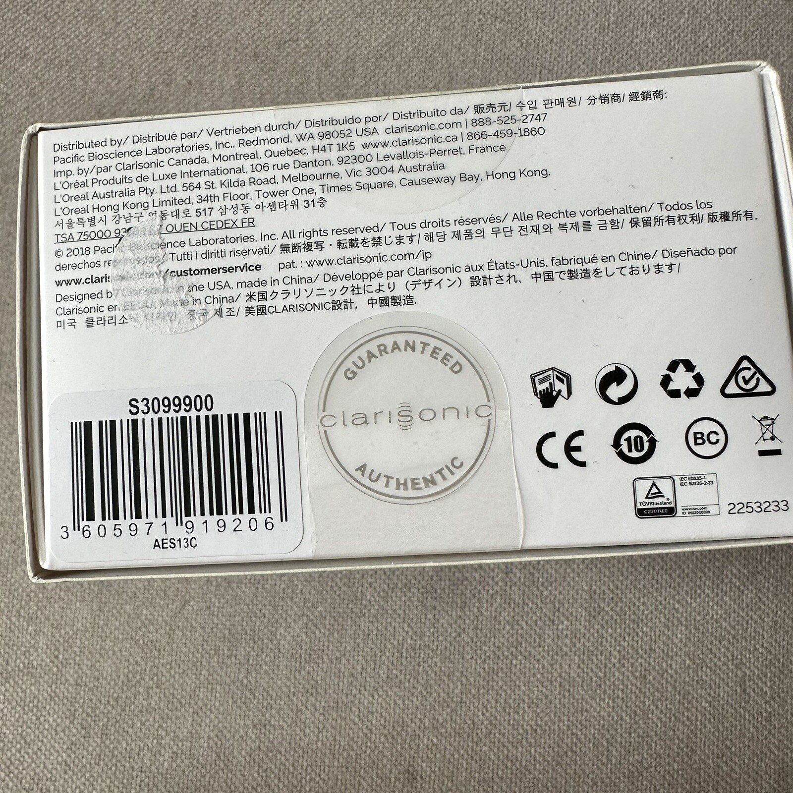 Facial Cleansing Brush Clarisonic MIA PRIMA Sonic Daily Radiance Brush Head NIB