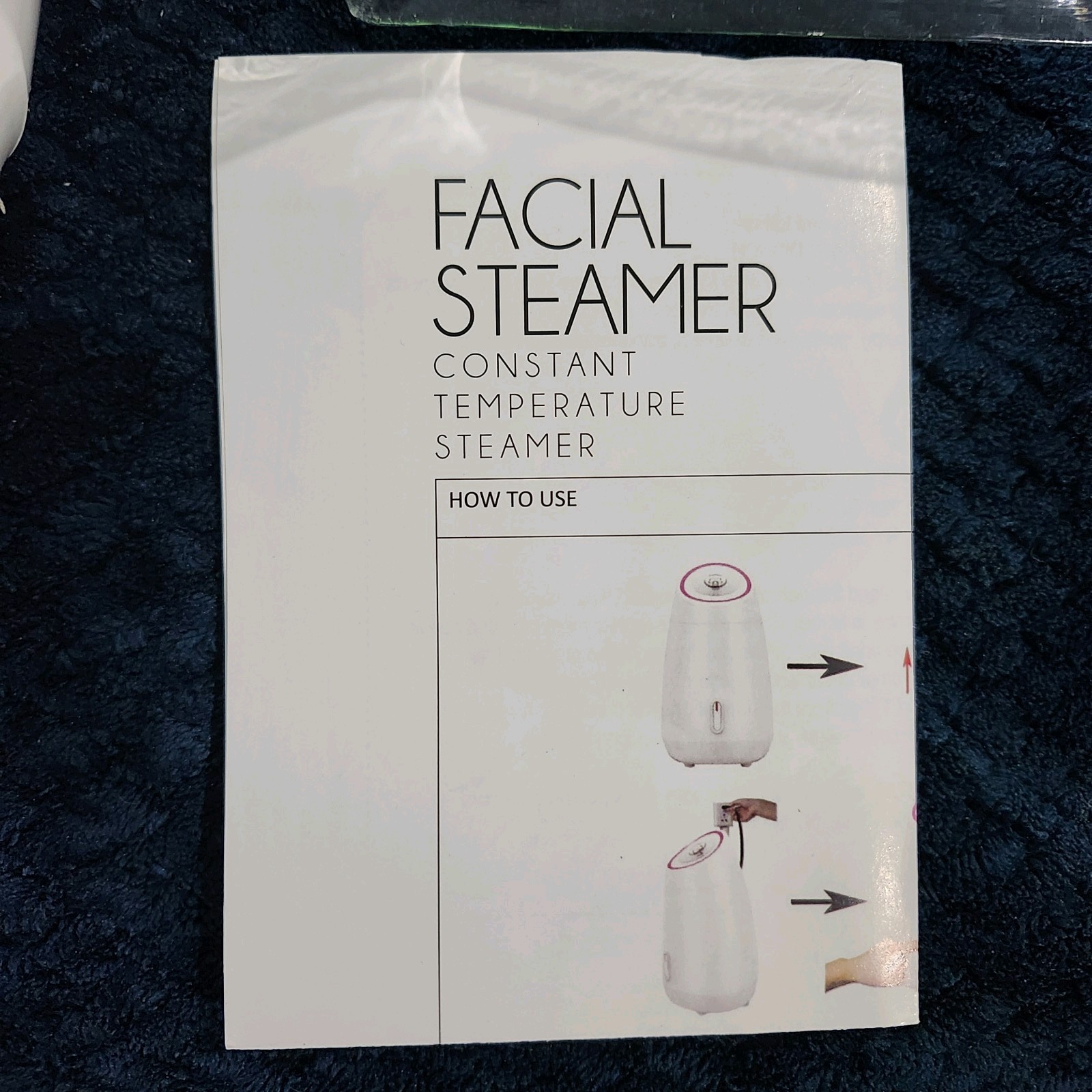 Pursonic facial steamer, model FS18, provide deep hydration and unclog pores.