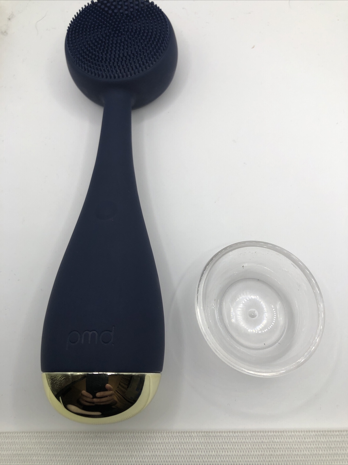 PMD Clean- Smart Facial Cleansing Device With Messaging Silicone Brush – Blue
