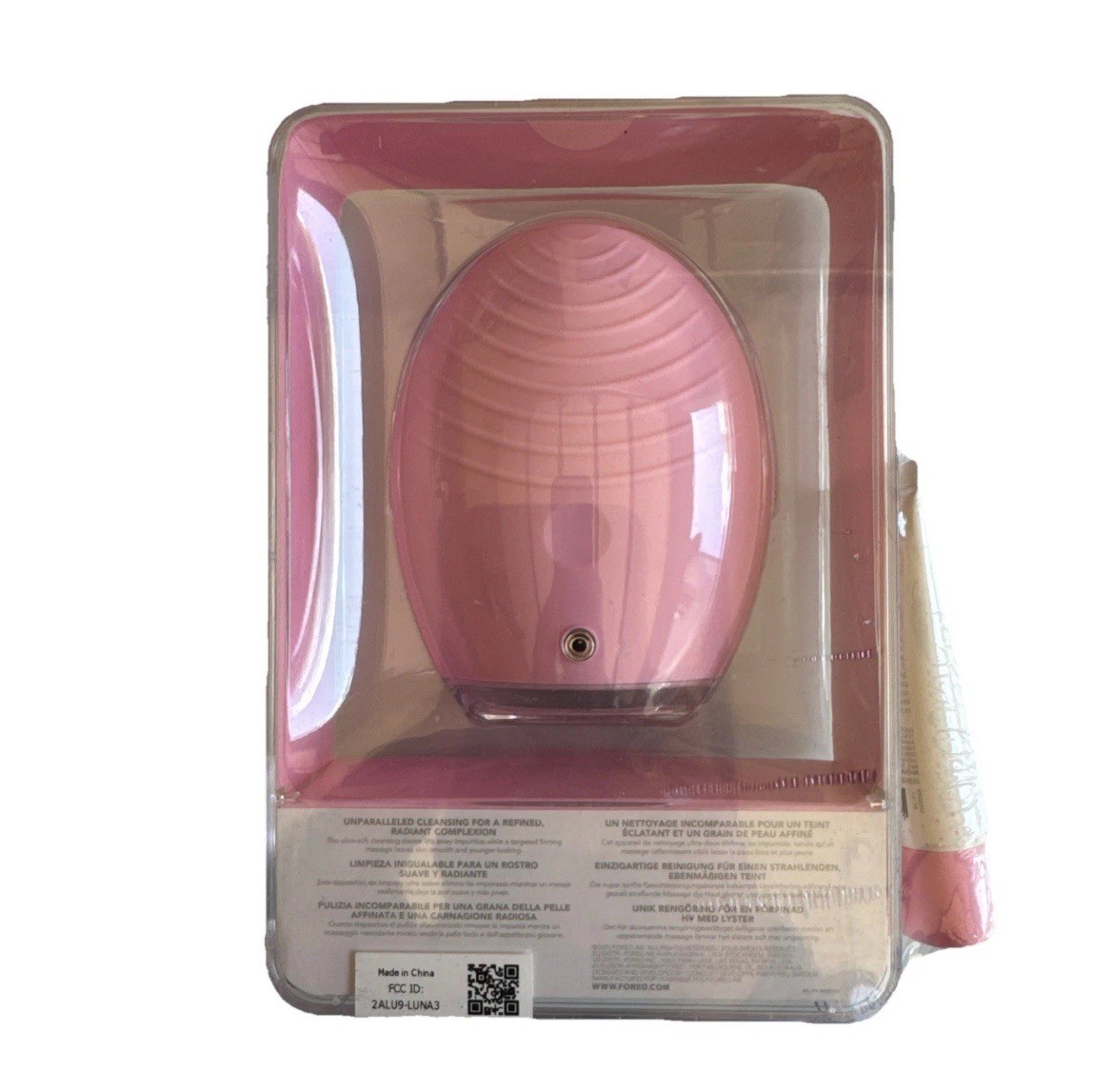 FOREO LUNA 3 Smart Facial Cleansing Massager Normal Skin Pink New Factory Sealed