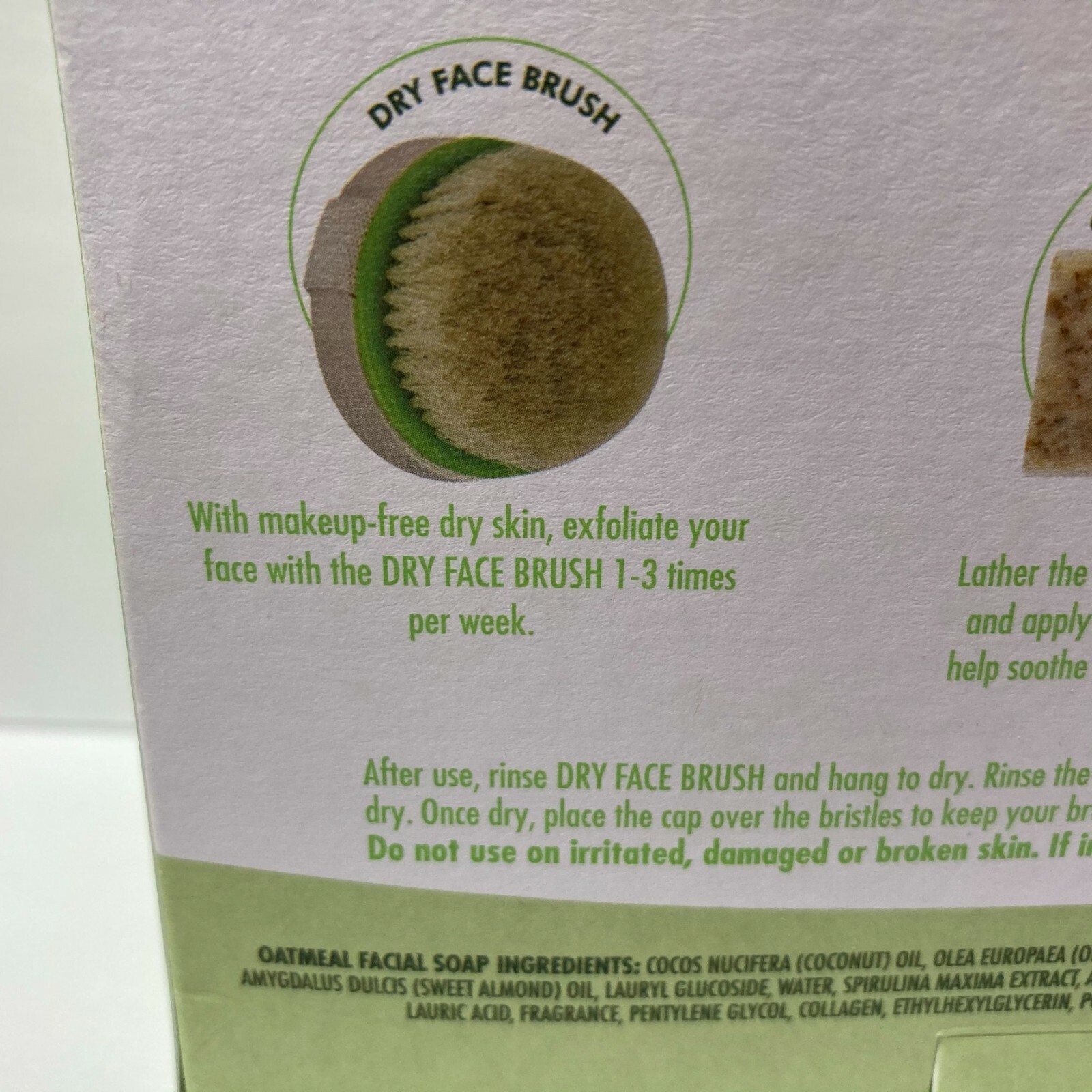 EcoTools Ultimate Facial Cleansing Kit Dry Face Deep Cleansing Brush Oatmeal