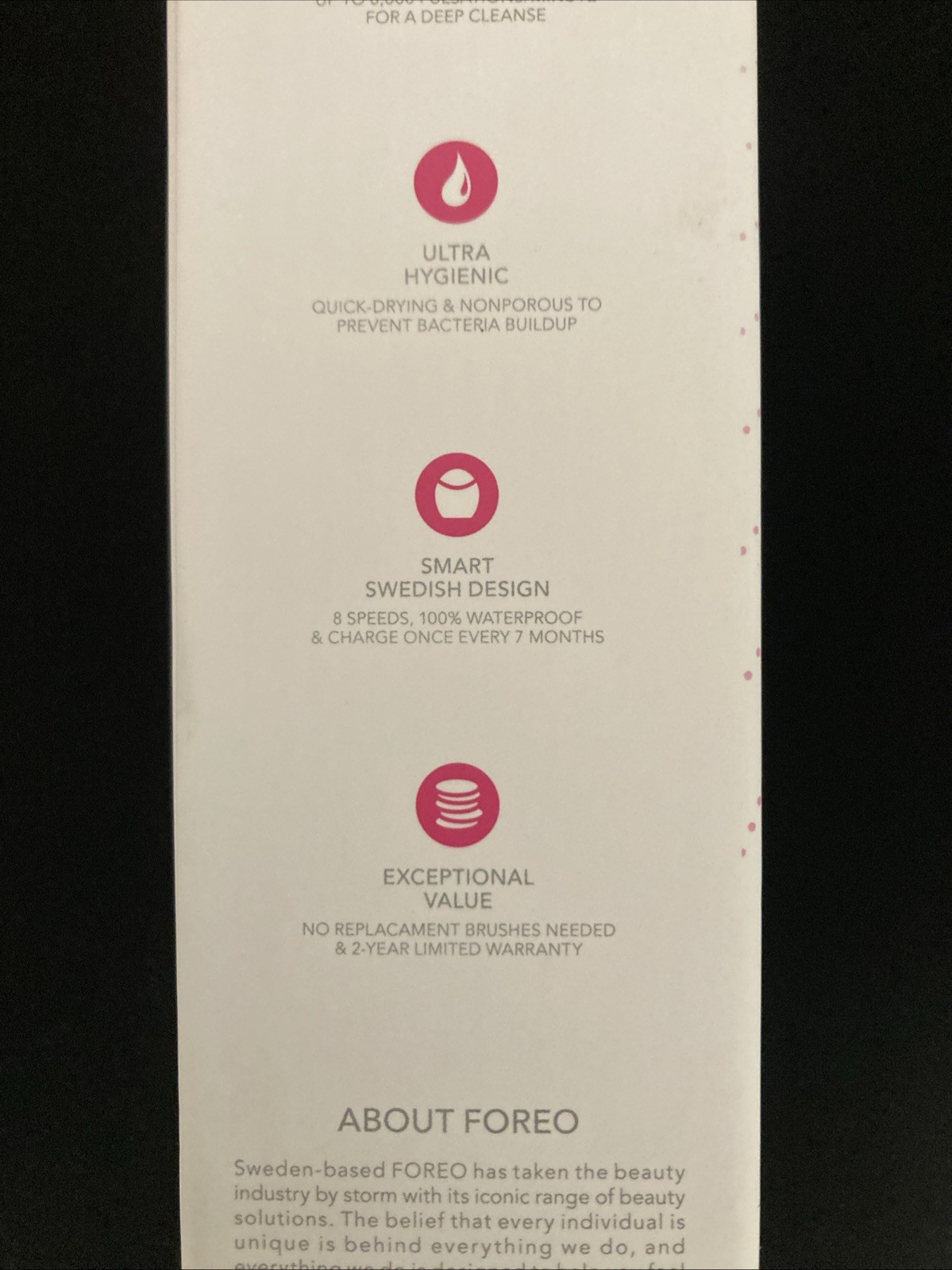 NEW FOREO Luna Face Massager/Brush For Sensitive/Normal Skin, Magenta Last One