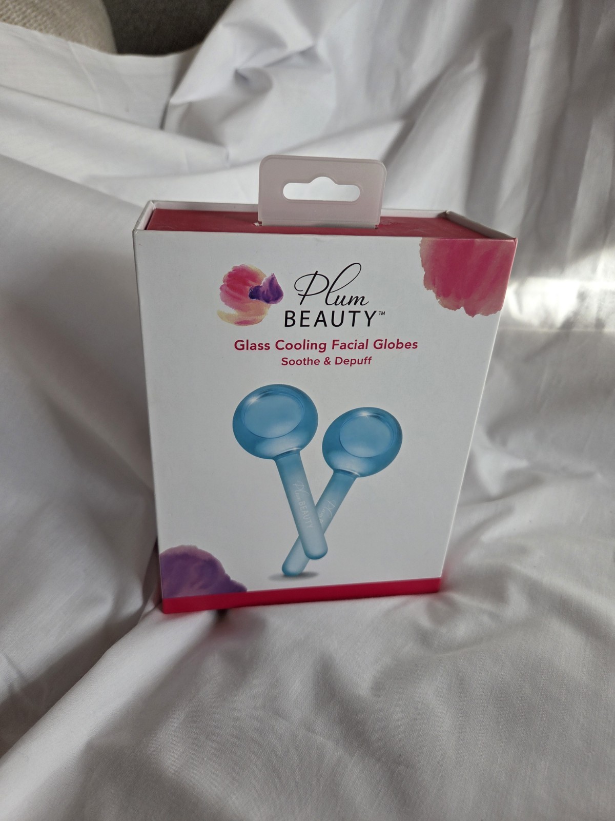 Plum Beauty Glass Cooling Facial Globes New