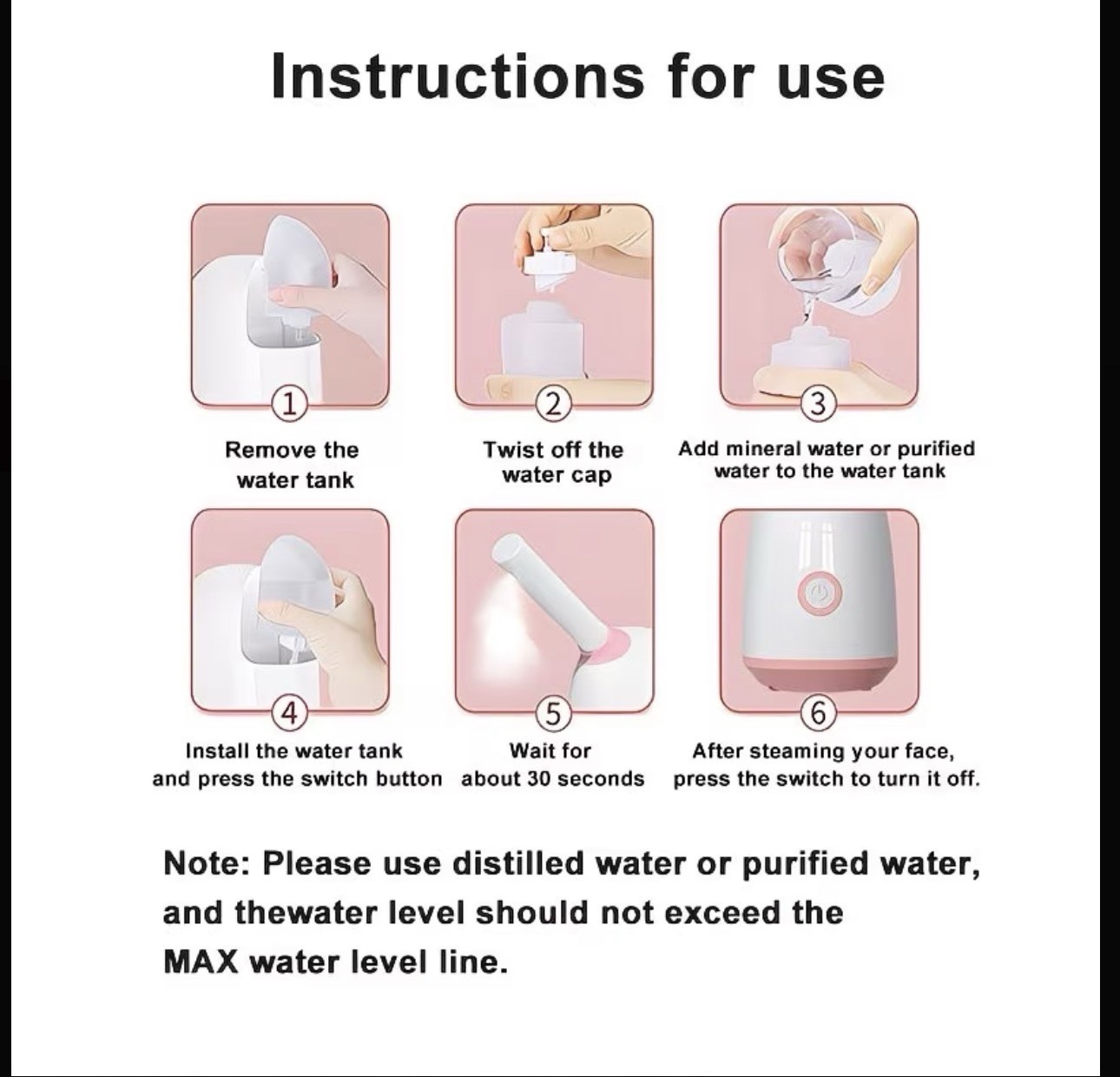 Nano Ionic Facial Steamer