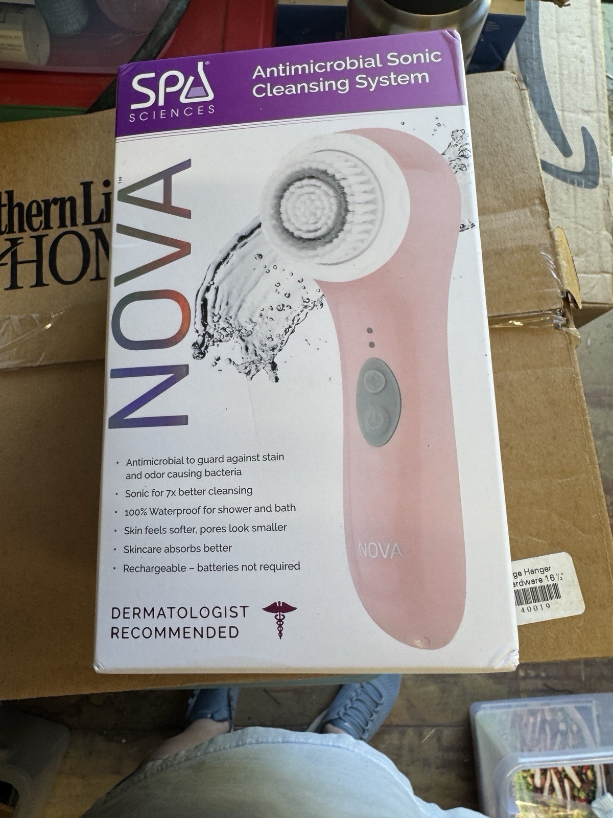 NOVA Spa Sciences NOVA Antimicrobial Sonic Cleansing System NEW, Sealed Box