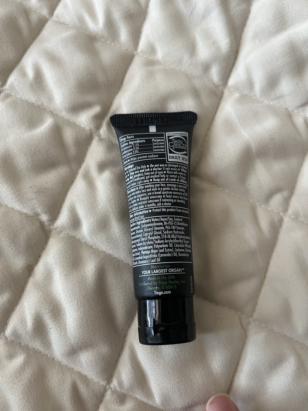 Tiege Hanley Face Moisturizer Men Morning Facial Moisturizer SPF 20 0.75oz