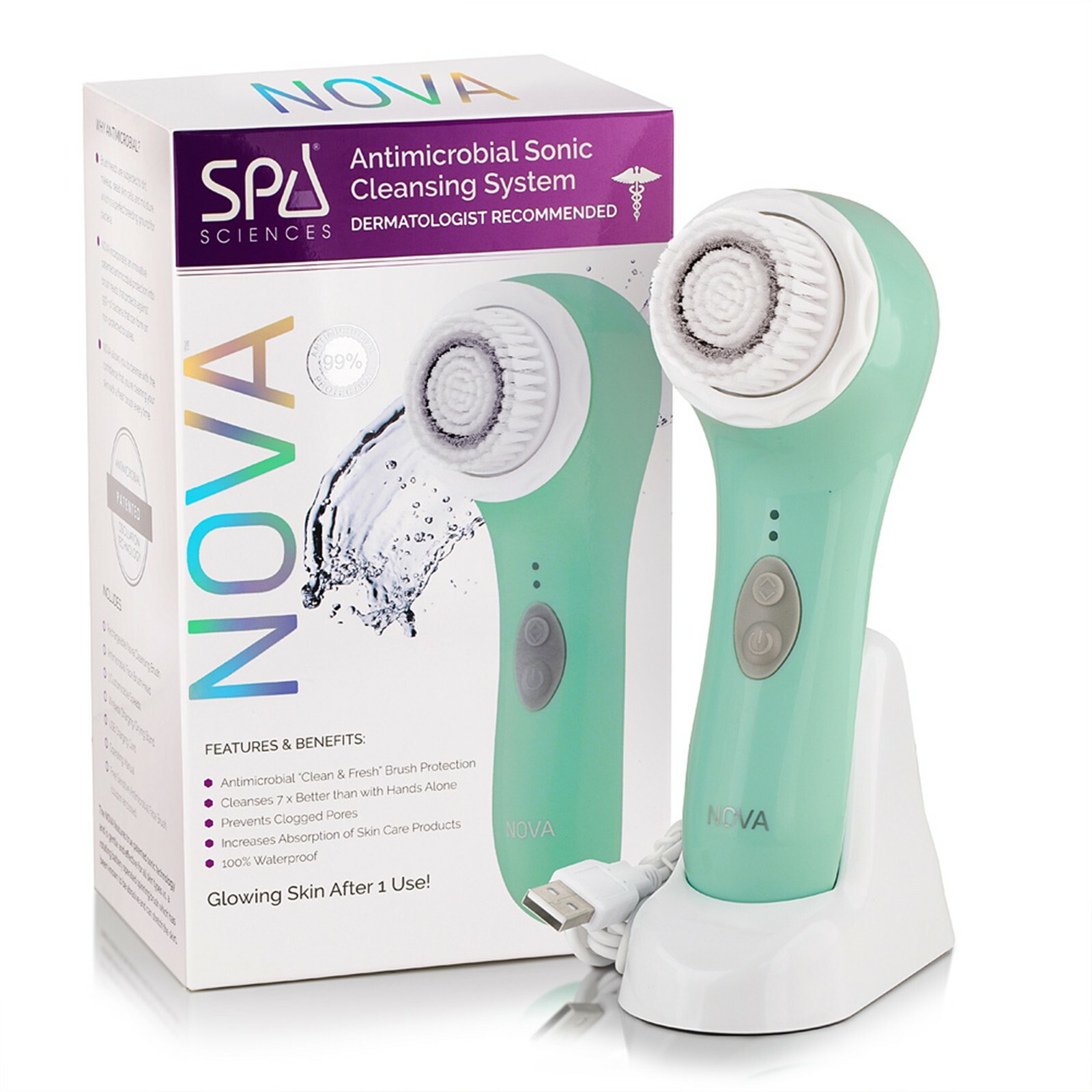 VARIETY OF Spa Sciences Sonic Facial & Body Contouring Roller & Antimicrobial