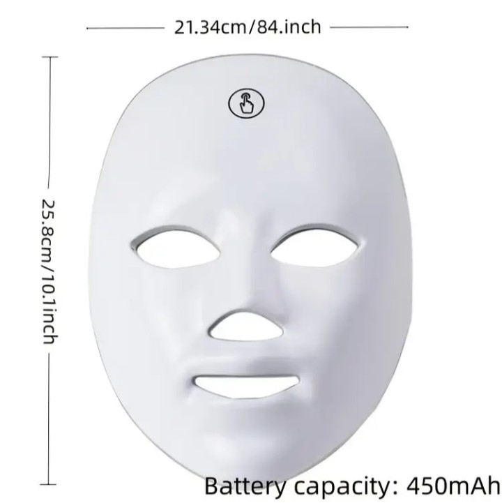 Home USB powered 7 color LED facial beauty instrument facial care tools….