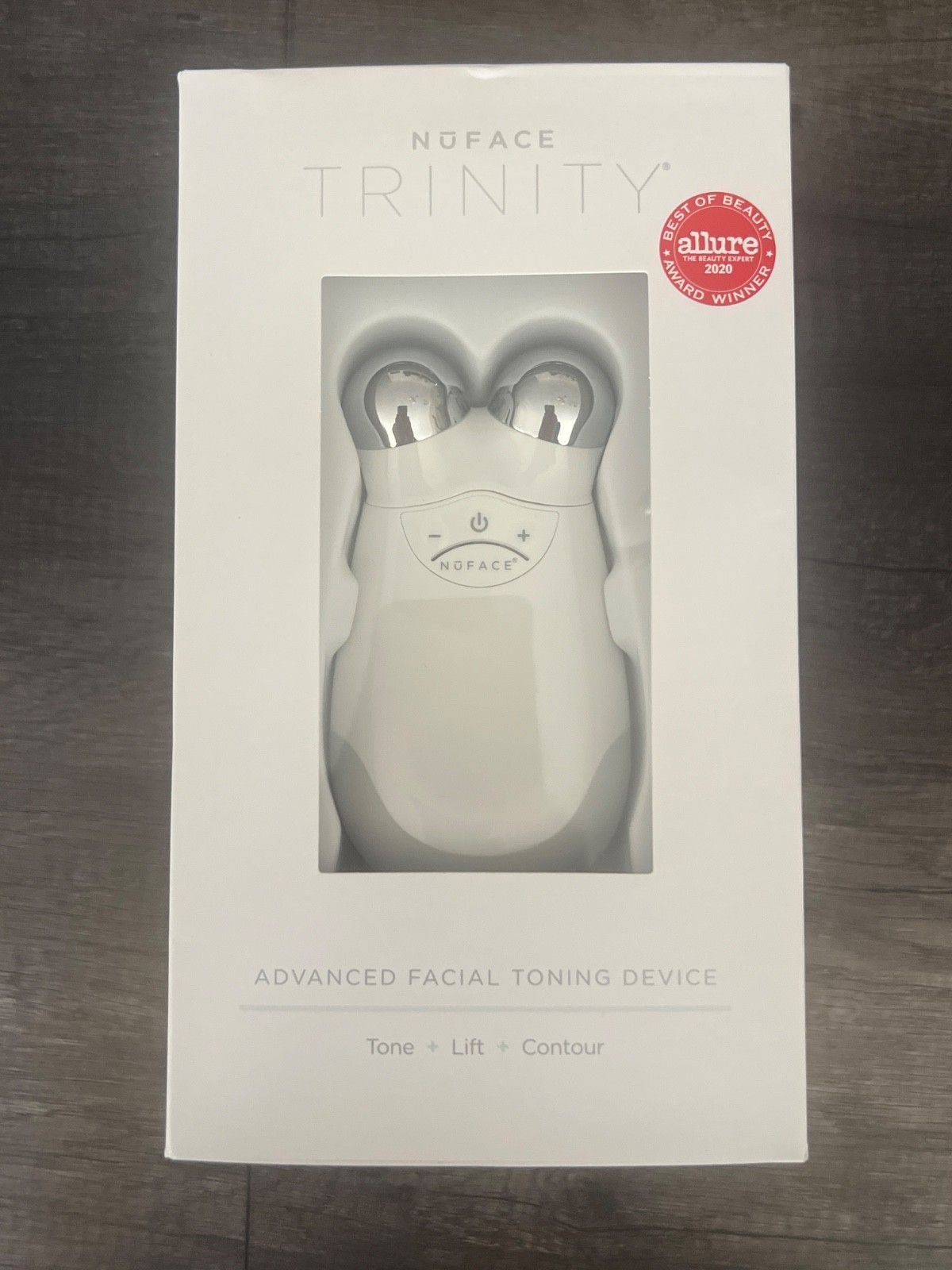 NuFace Trinity Microcurrent Facial Toning Device with Charger