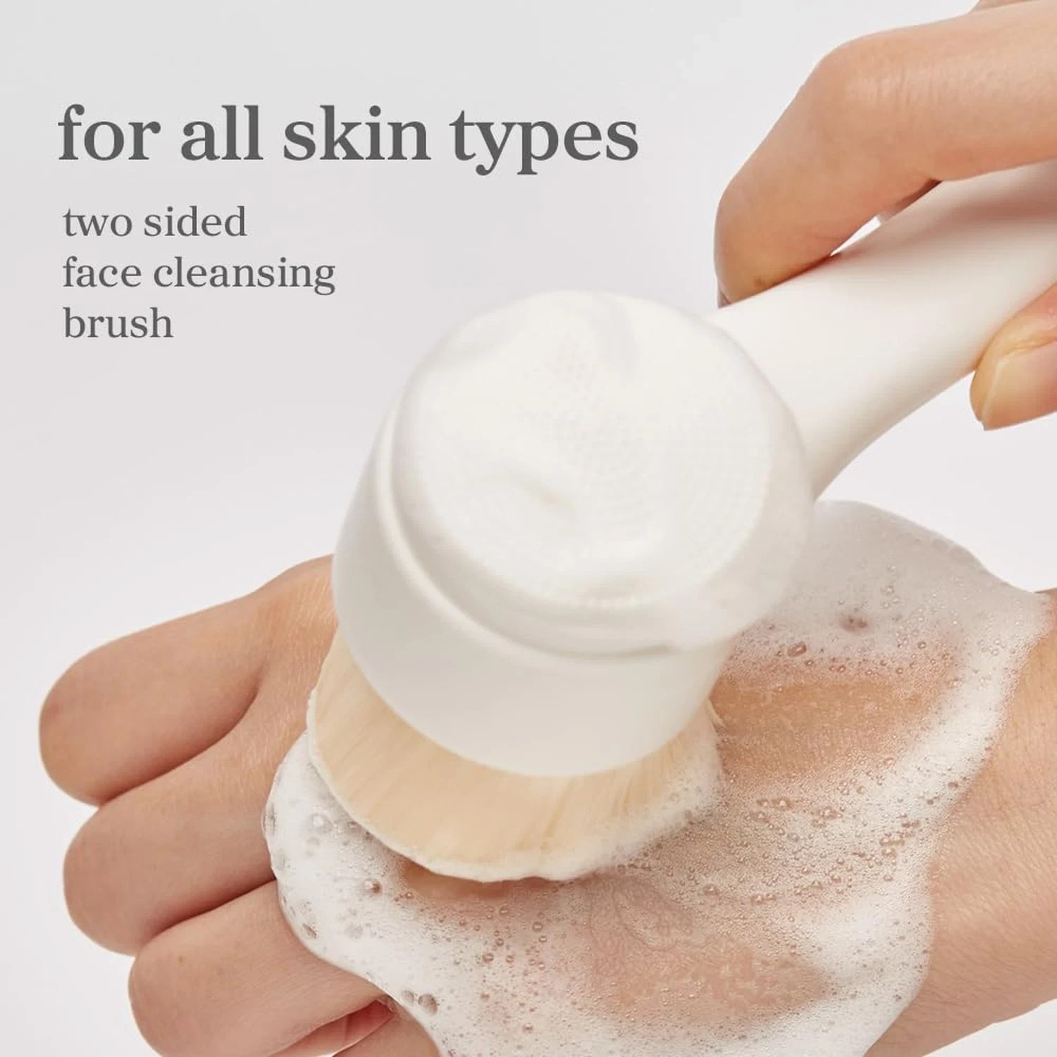 Nooni Pore Cleansing Tool – Manual Dual Brush | Facial 1 Count (Pack of 1)