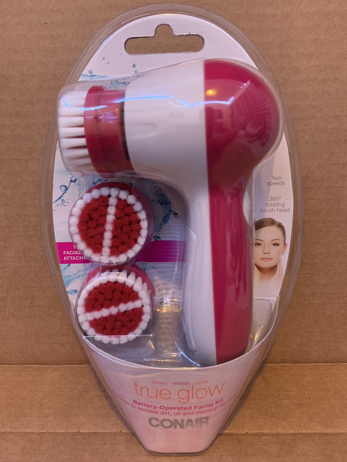 Conair True Glow Battery Operated Facial Kit FCB4WR 2018