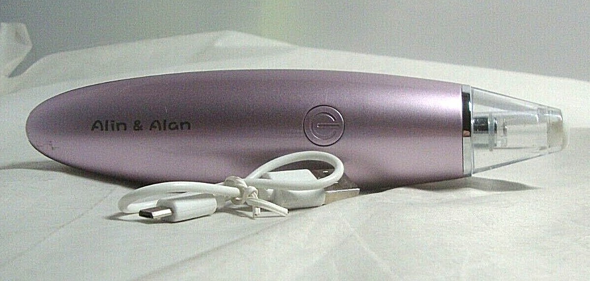 Alin&Alan Blackhead Vacuum Pore Cleaner Rechargeable Purple (No Box)