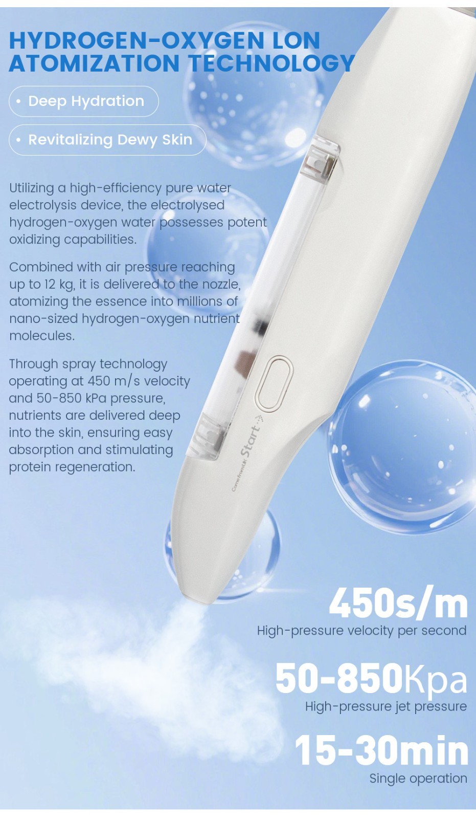 6 in 1 Facial Cleaning Skin brightening Acne Blackhead Removal beauty Machine