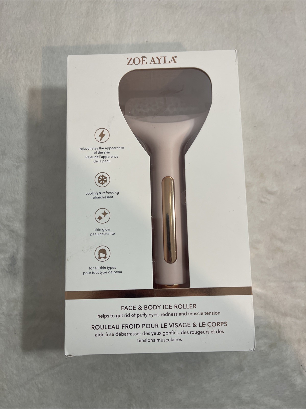 Zoe Ayla Face & Body Ice Roller ~ FAST SHIPPING ~ SEALED ~ FOR ALL SKIN TYPES