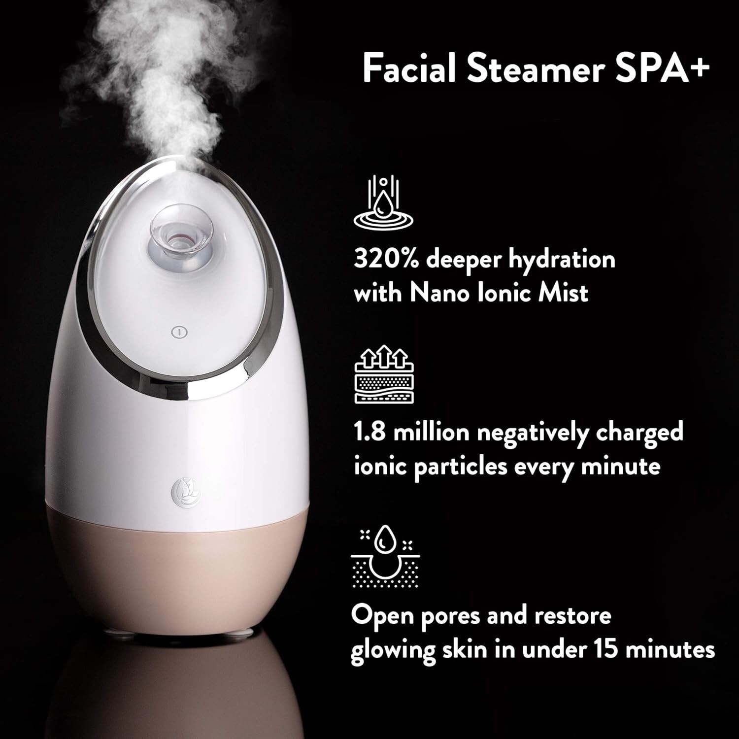 Vaporizador Facial Profesional Niebla Caliente Hidratante Hogar Sauna SPA NUEVO.