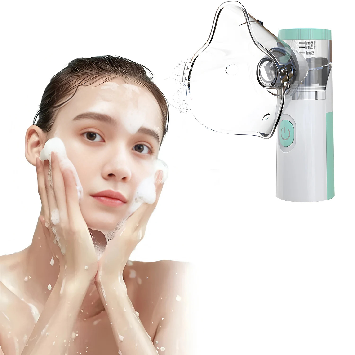 Facial Steamer Ionic Hot Mist Facial Heating Sprayer Pore Cleaner Skin Moisturiz
