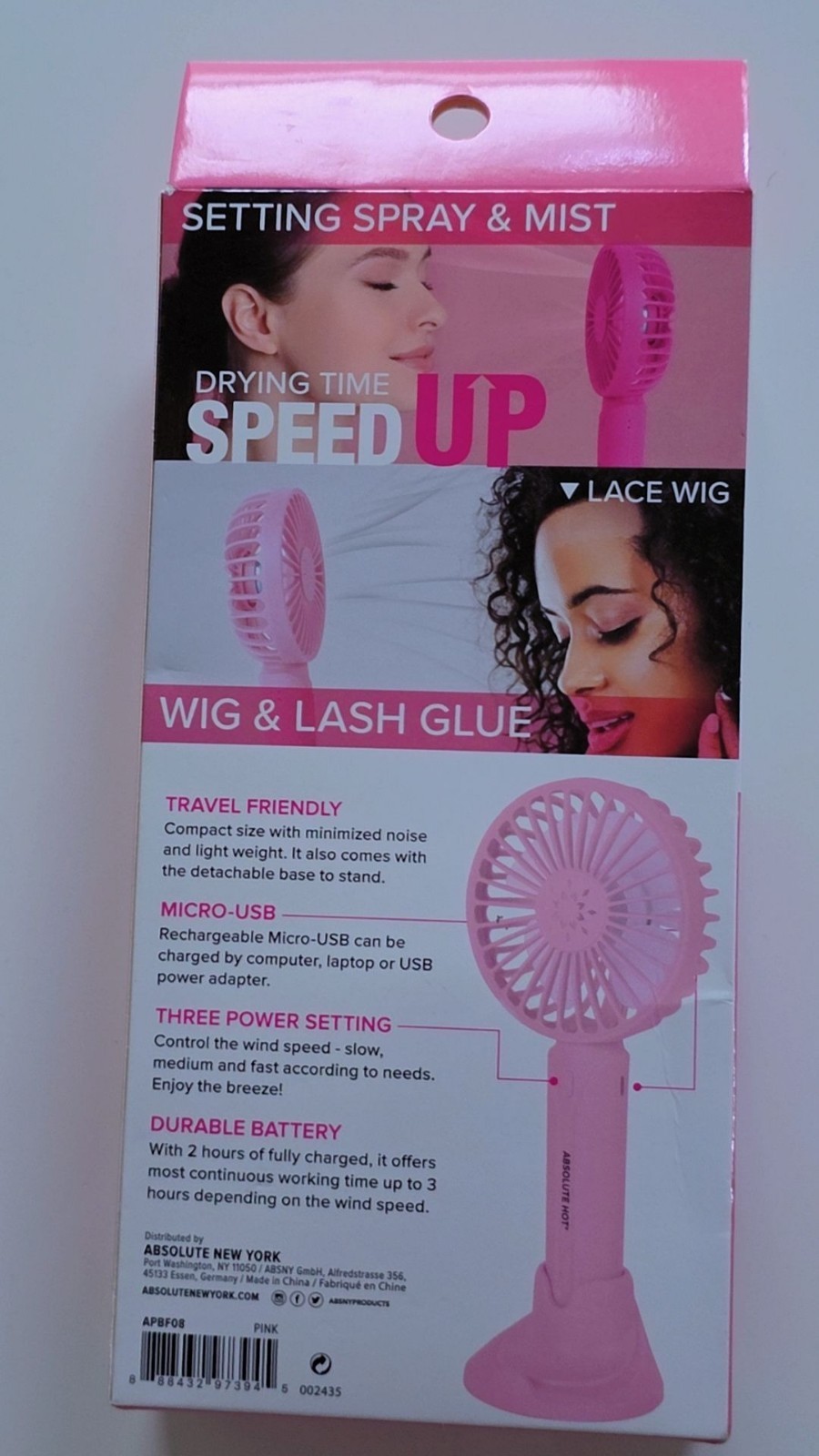 3-Piece Facial Cleanse Set & Absolute Hot Standing Beauty Fan