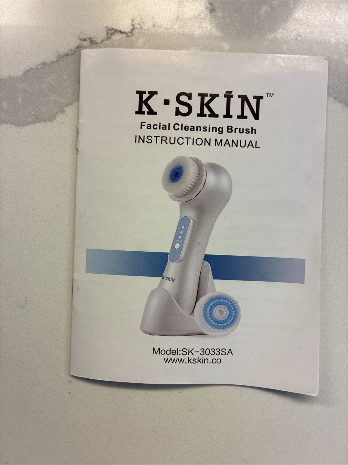 NEW Open Box K-Skin Ultrasonic Facial Brush Cleansing Brush