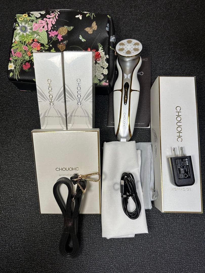 CHOUCHOU The Morpho Complete Set Facial Beauty Device with BOX Used Japan k66