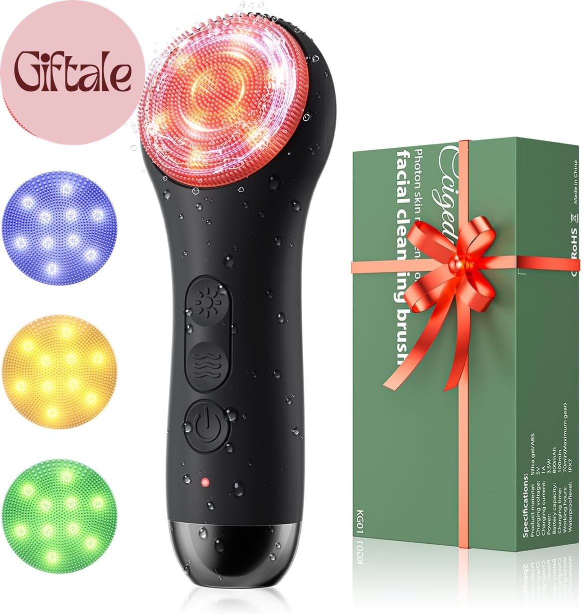Face Scrubber Facial Cleansing Brush – Waterproof and Rechargeable Face Cleansin