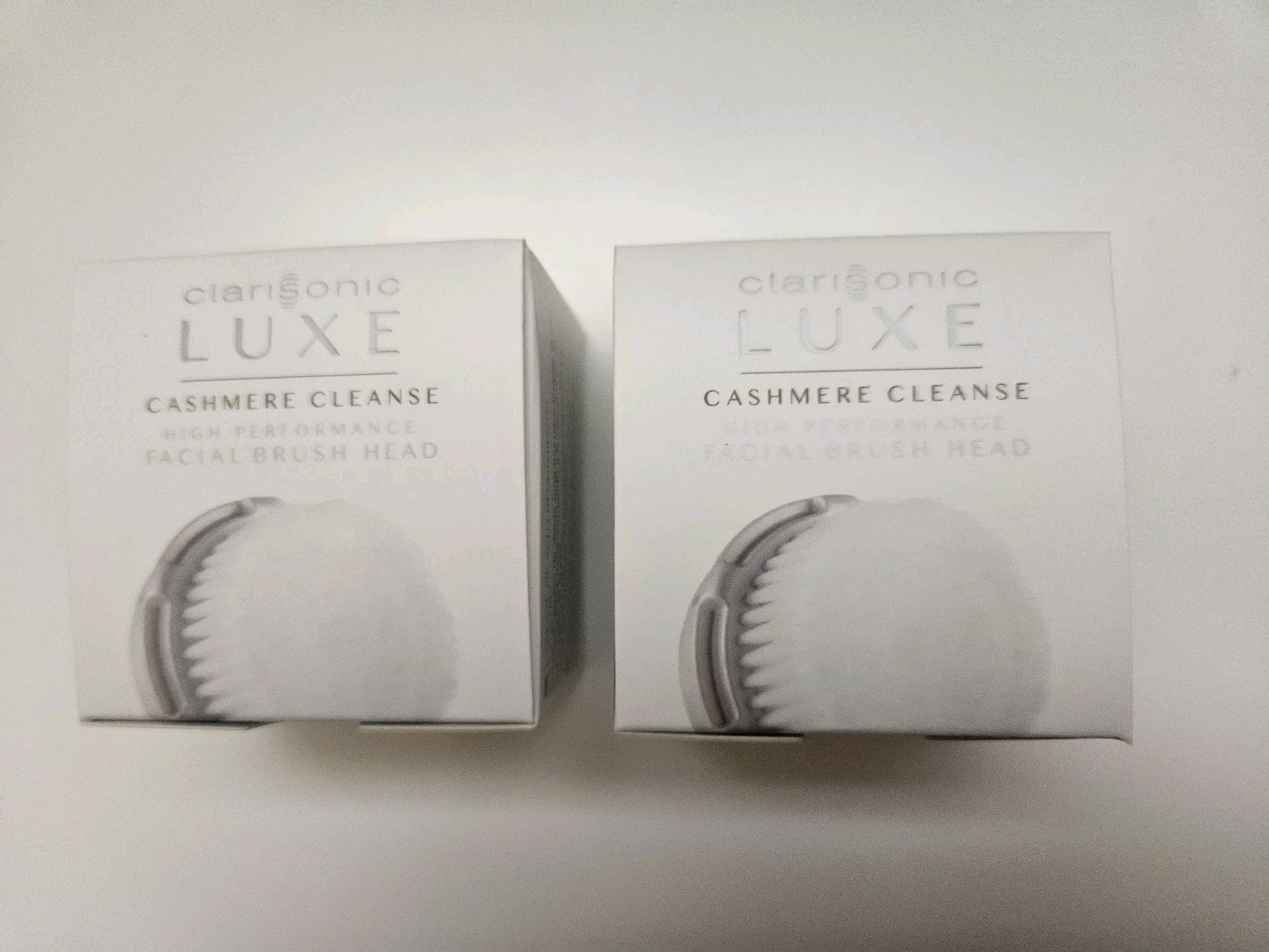 Clarisonic LUXE Cashmere Cleanse Facial Brush Head Mia 2 Compatible 2 Pack