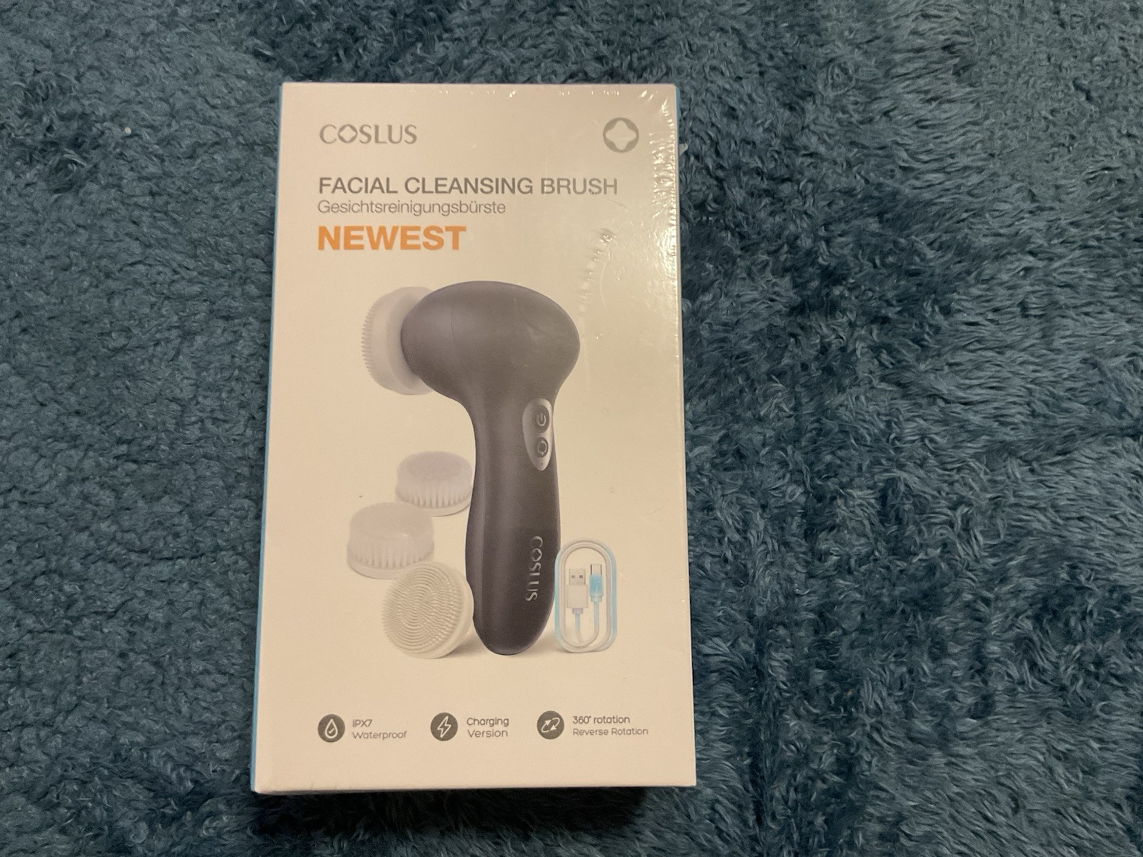 COSLUS Facial Cleansing P Face Scrubber 3 in1