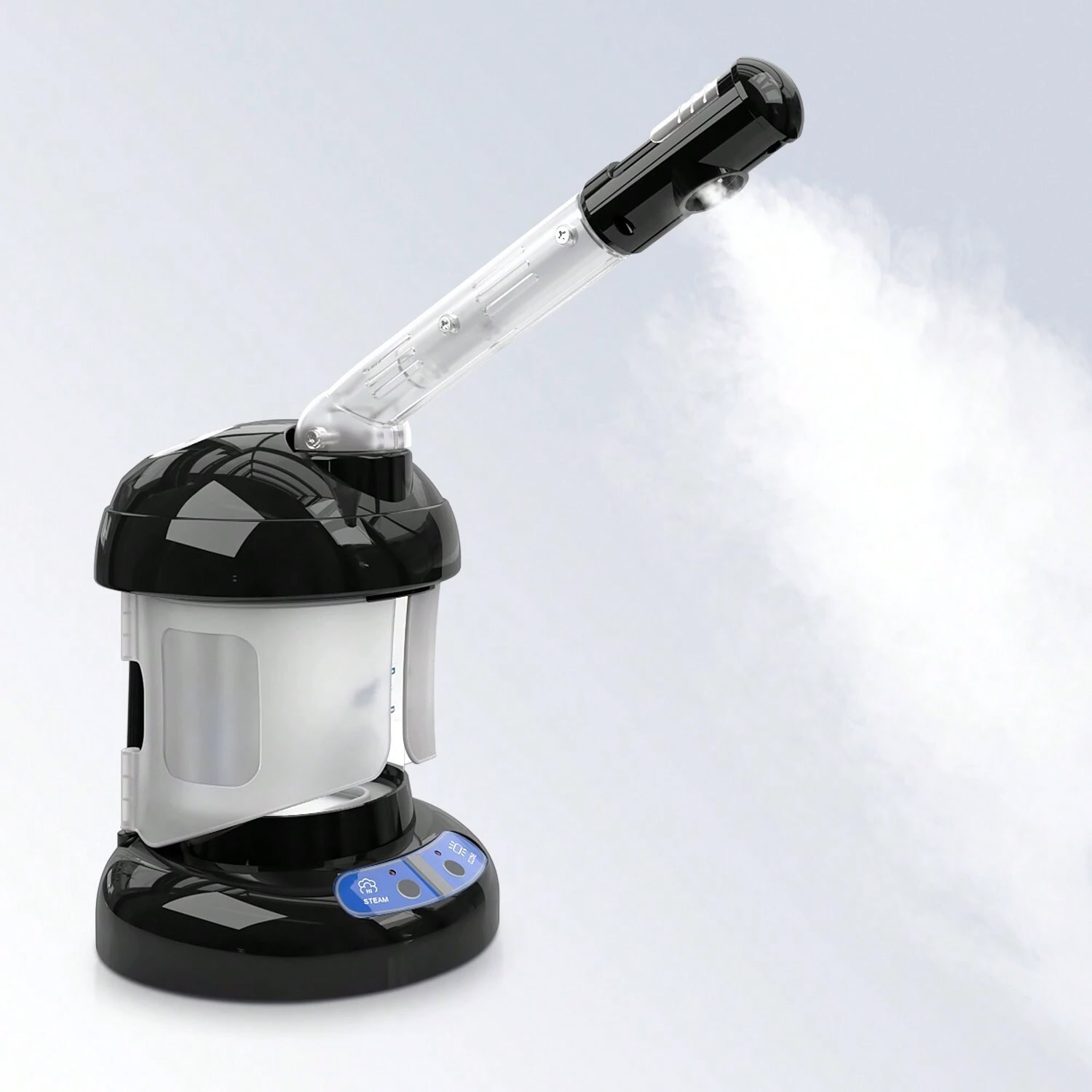 Nano Ionic Facial Steamer Ozone Hot Mist Extendable Arm Home Salon